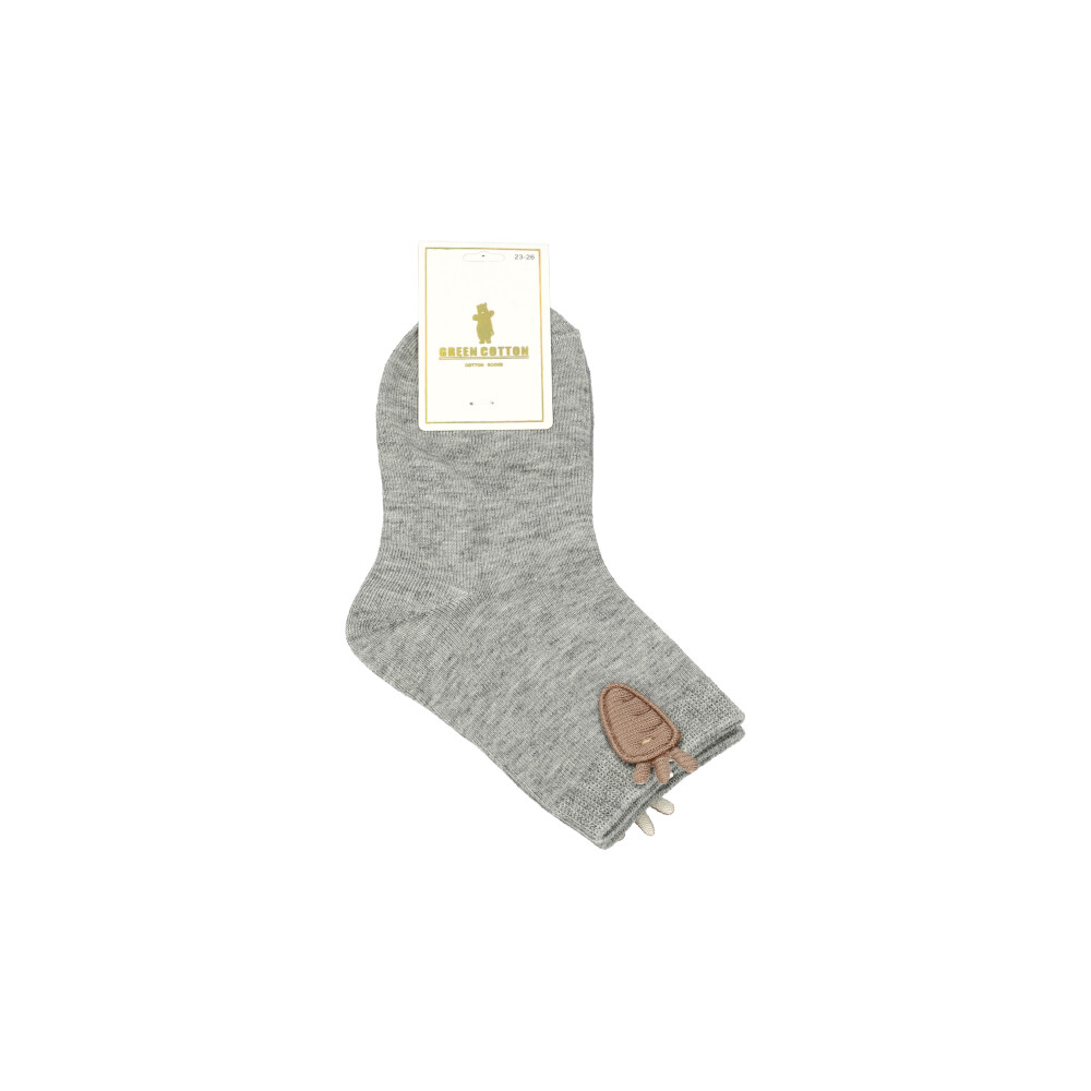 Meias criança M6606 4 D GREY ModaServerPro